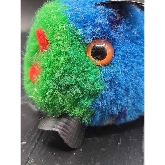 Steiff Woolen Blue Coral Fish 1977  7361/07 ID Button and Tag 3.5in Vintage - Picture 5 of 10